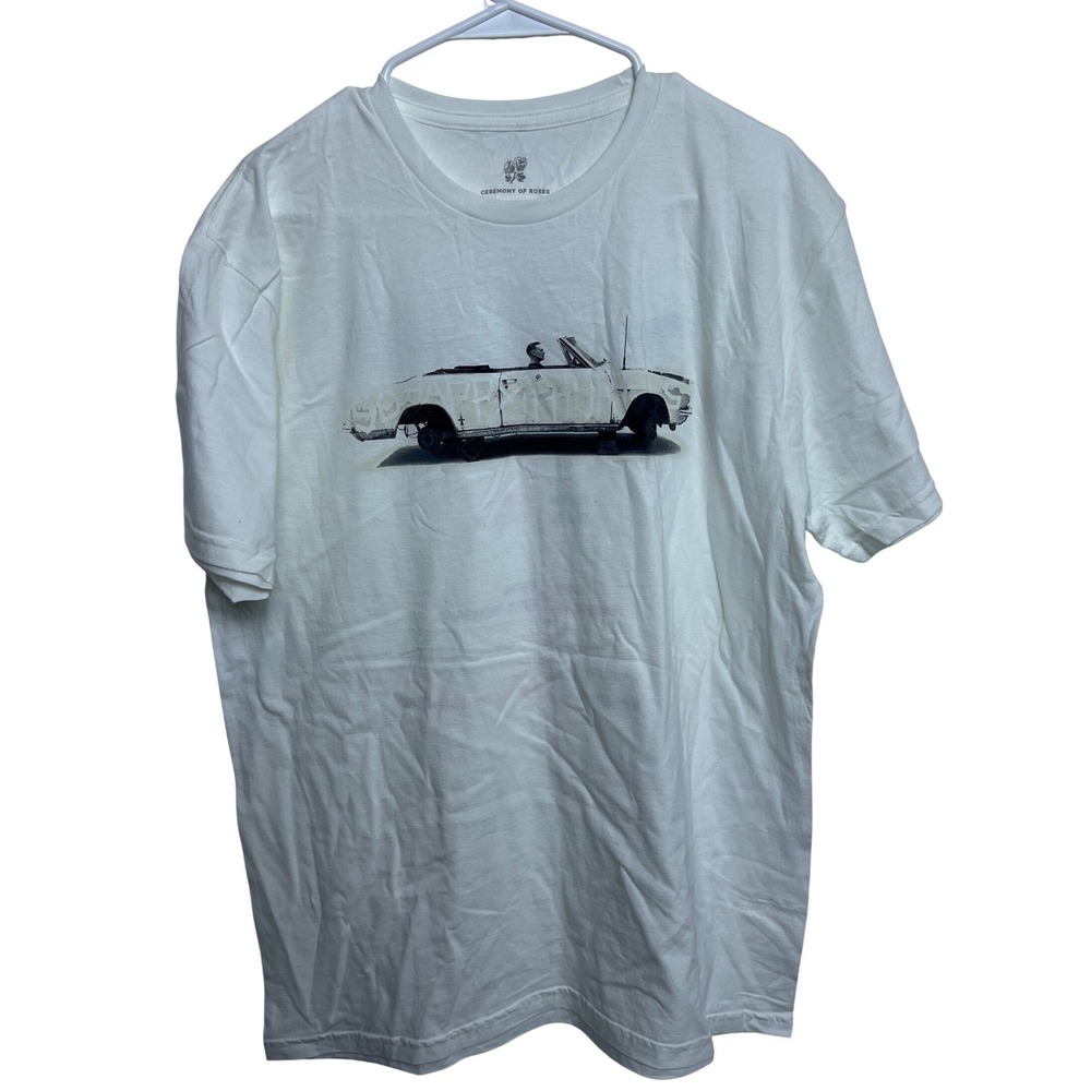 Ceremony of‎ Roses Bryan Adams Canadian Tour Graphic T-Shirt White Large